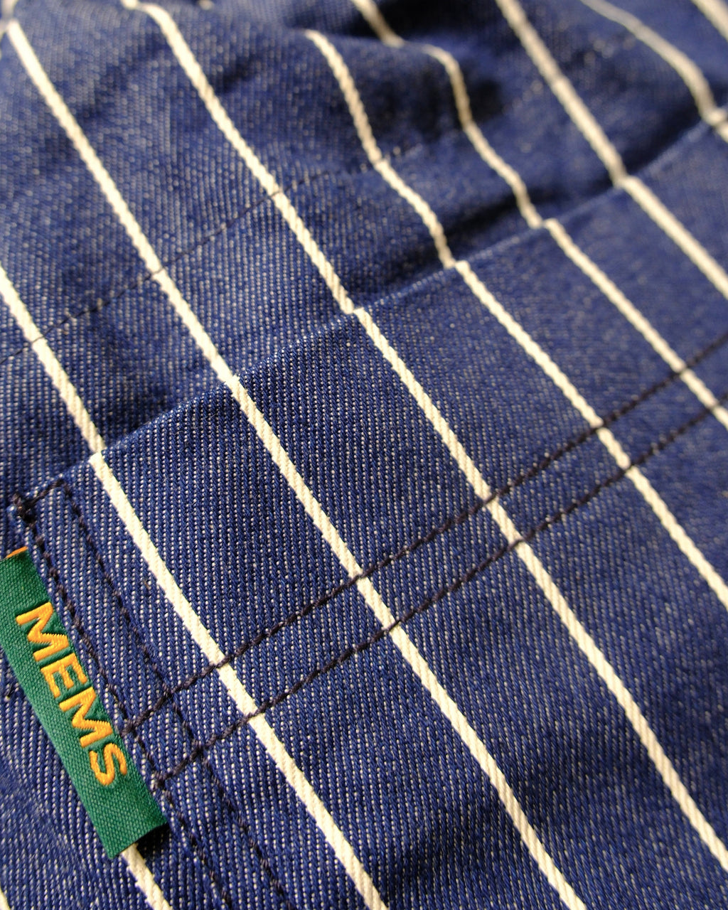 Leisure Stripe relaxed shorts Deep Denim
