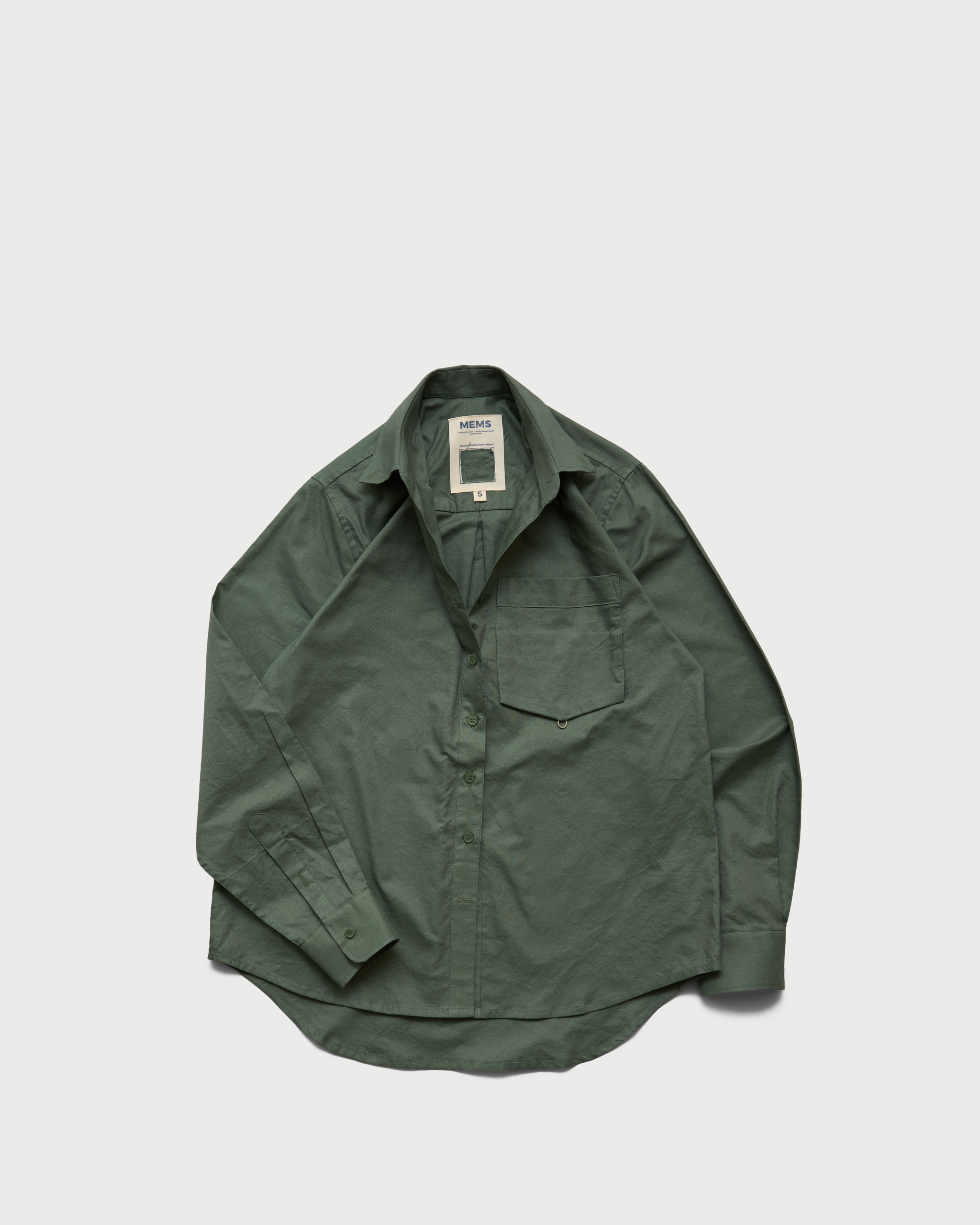 Anywhere oversized shirt Moss Green