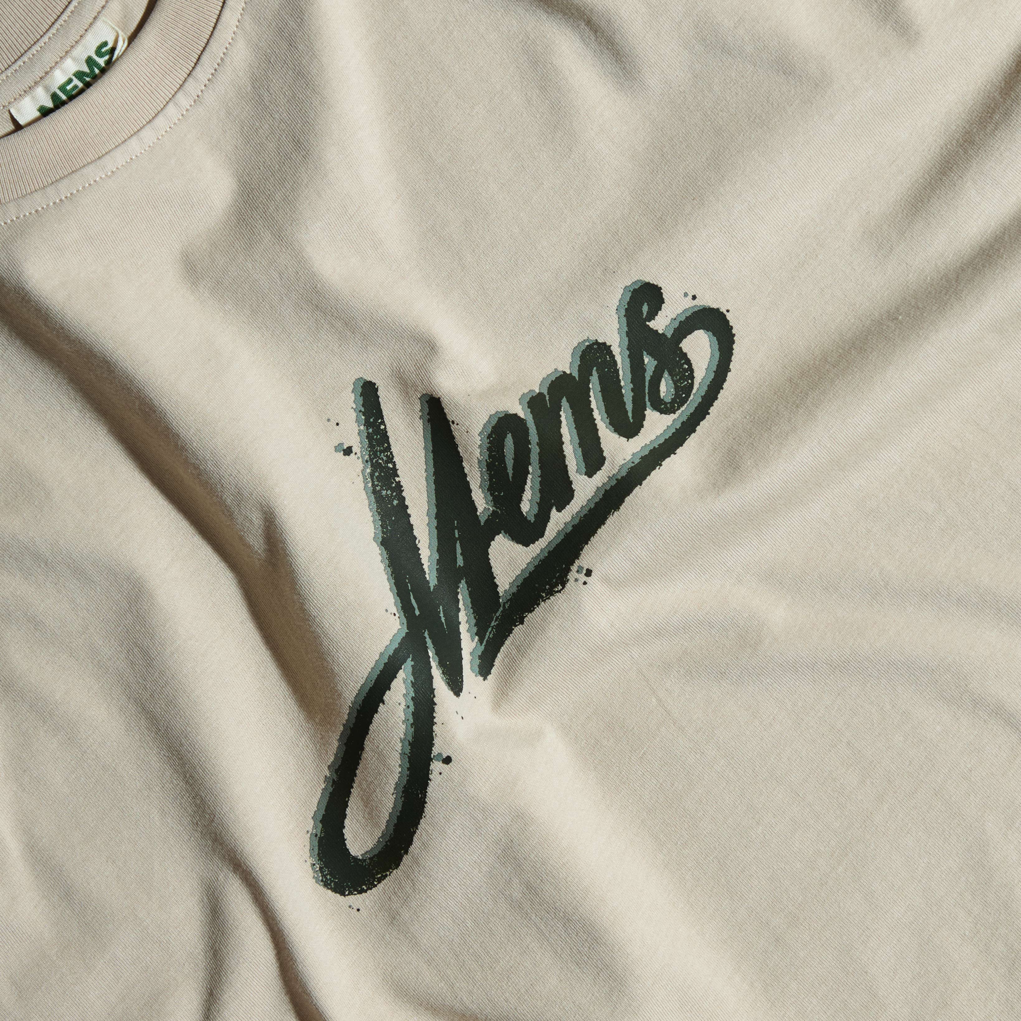 𝐁𝐫𝐮𝐬𝐡 𝐋𝐨𝐠𝐨 𝐭-𝐬𝐡𝐢𝐫𝐭 Beige