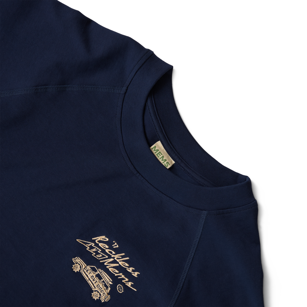 Reckless x Mems oversized raglan Navy