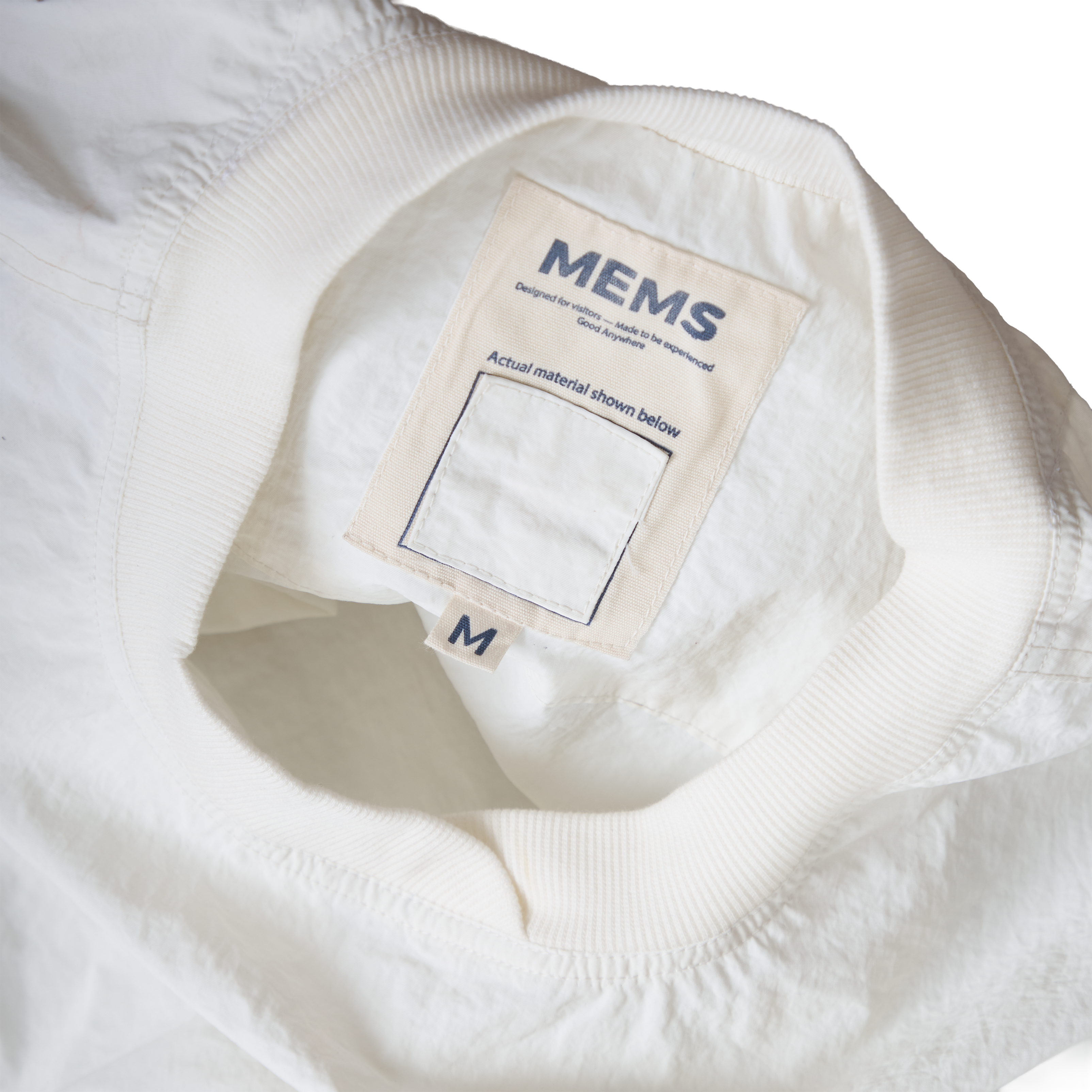Windbreaker Pullover White Cream