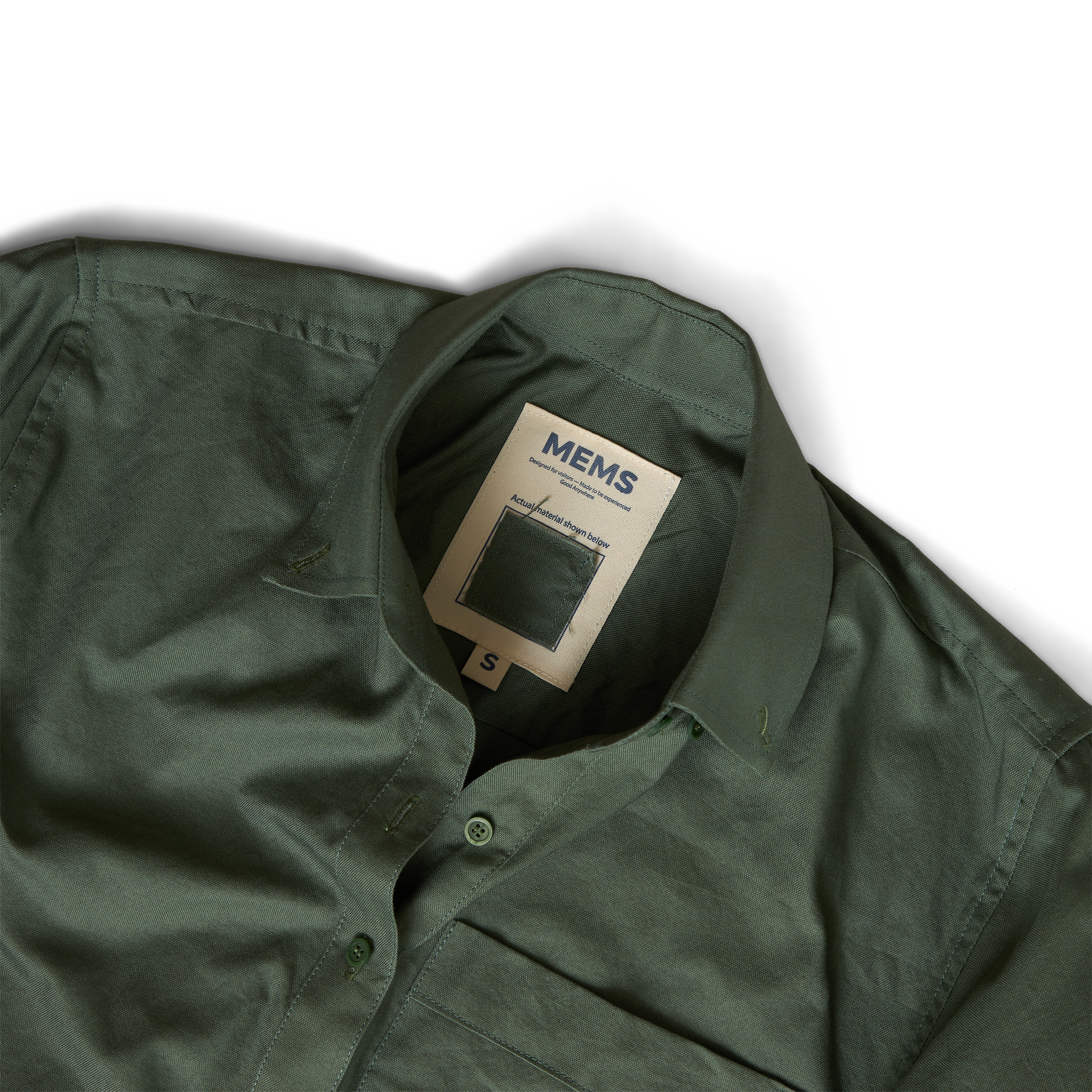 Anywhere oversized shirt Moss Green