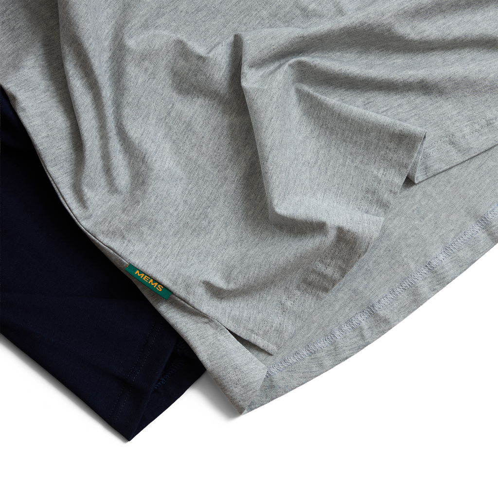 Flexible oversized raglan long sleeve Grey Navy