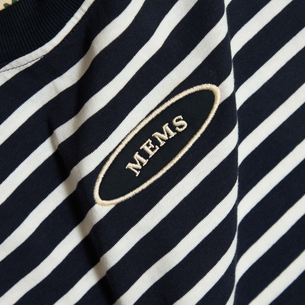 𝐒𝐭𝐫𝐢𝐩𝐞𝐝 𝐌𝐢𝐧𝐢 𝐋𝐨𝐠𝐨 𝐭-𝐬𝐡𝐢𝐫𝐭 Navy&White