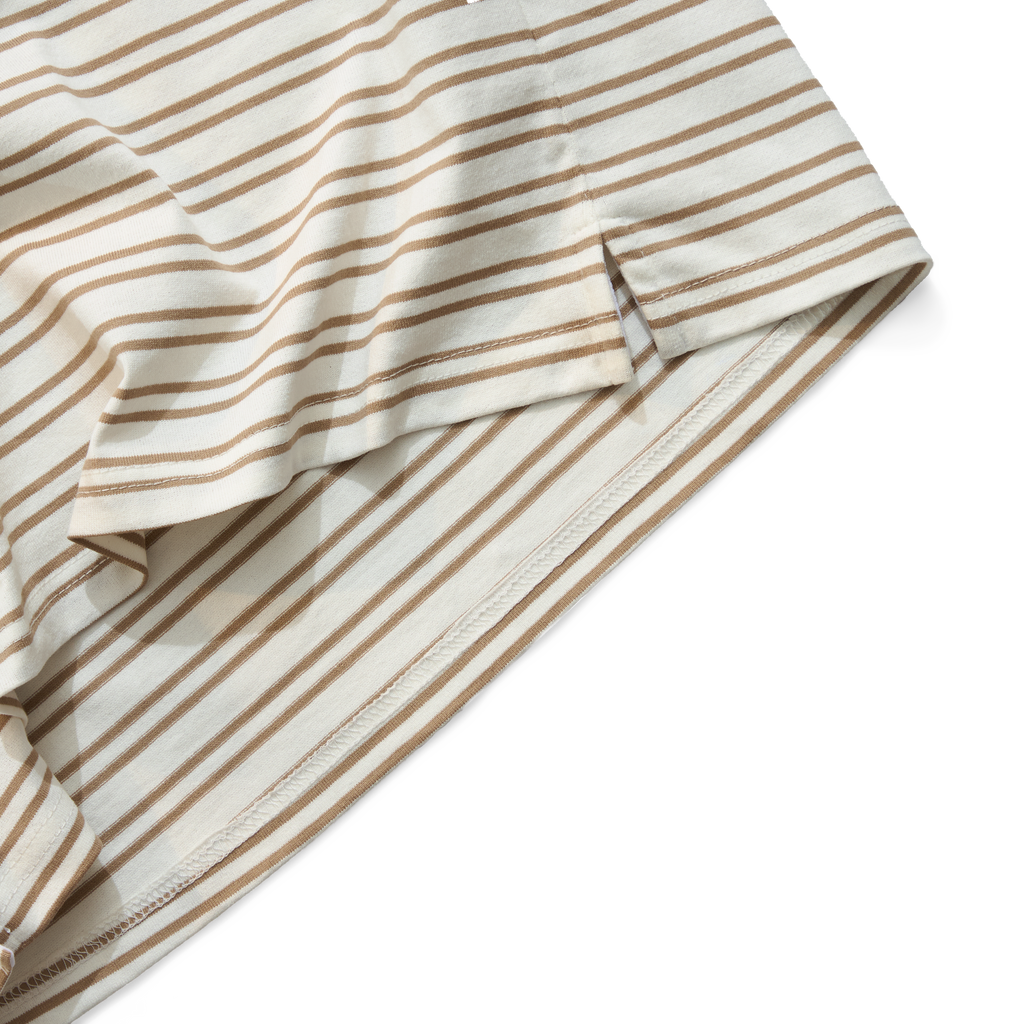 𝐒𝐭𝐫𝐢𝐩𝐞𝐝 𝐌𝐢𝐧𝐢 𝐋𝐨𝐠𝐨 𝐭-𝐬𝐡𝐢𝐫𝐭 Beige&Cream