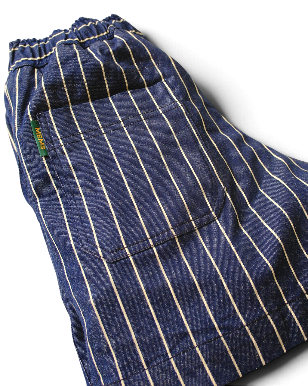 Leisure Stripe relaxed shorts Deep Denim
