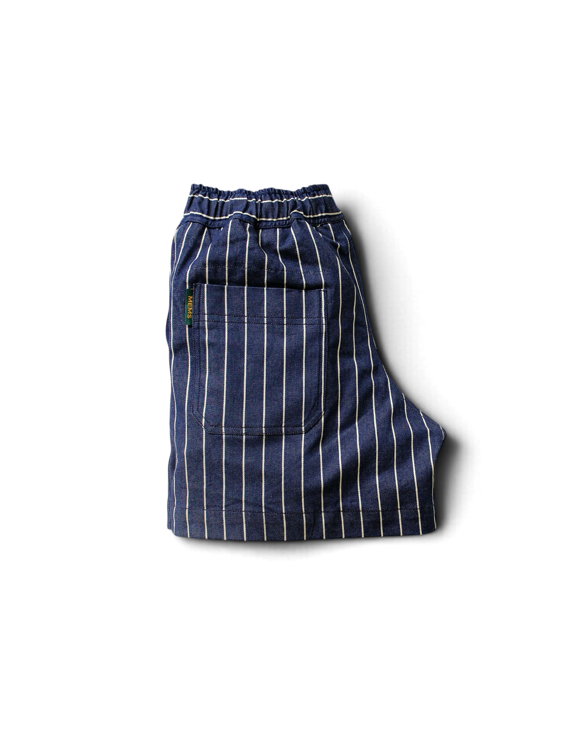 Leisure Stripe relaxed shorts Deep Denim