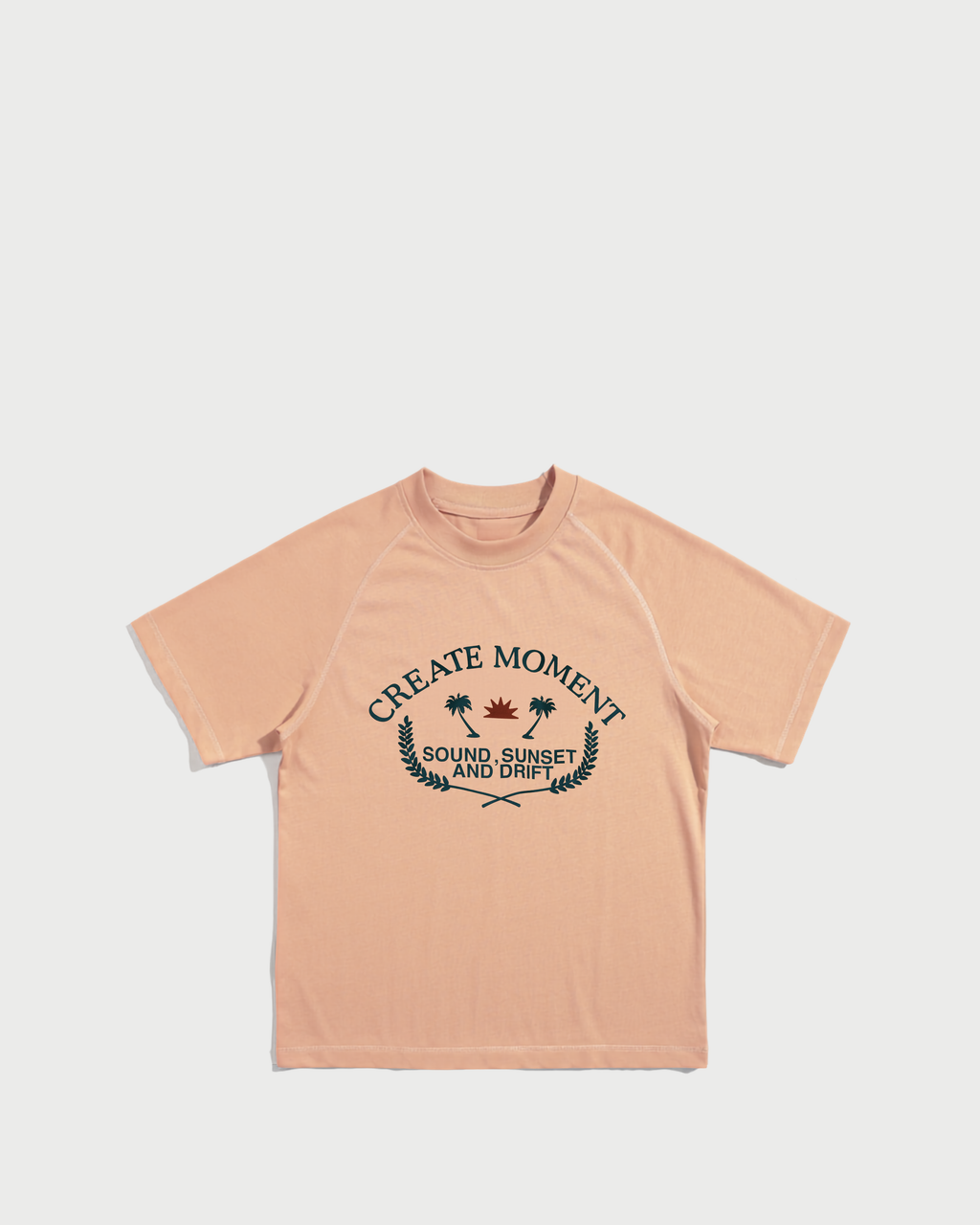 Create Moment oversized raglan Sunset Orange