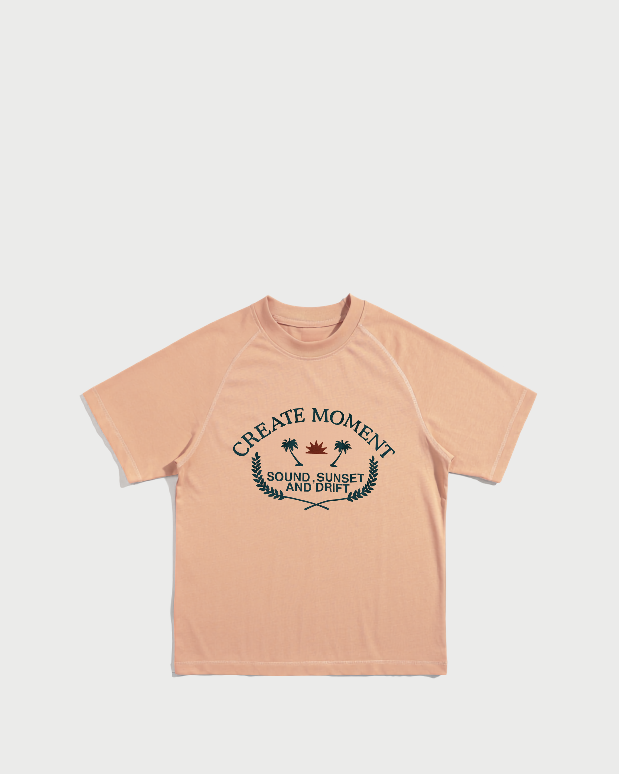 Create Moment oversized raglan Sunset Orange
